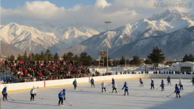 कारगिल में 17वीं CEC कप आइस हॉकी चैंपियनशिप शुरू, युवाओं में दिखा जबरदस्त उत्साह