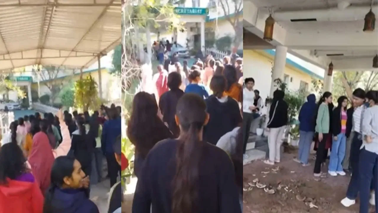 फीस बढ़ोतरी और खराब सुविधाओं के खिलाफ छात्राओं का हंगामा, ज्योति विद्यापीठ में तोड़फोड़ फीस बढ़ोतरी और खराब सुविधाओं के खिलाफ छात्राओं का हंगामा, ज्योति विद्यापीठ में तोड़फोड़