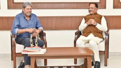 मुख्यमंत्री साय से पूर्व क्रिकेट कप्तान कपिल देव ने की मुलाकात, खेल विकास पर हुई सार्थक चर्चा