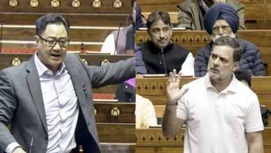 राहुल गांधी के ‘देश बेचने’ वाले आरोप पर भड़के किरेन रिजिजू, विशेषाधिकार हनन का नोटिस करेंगे दाखिल