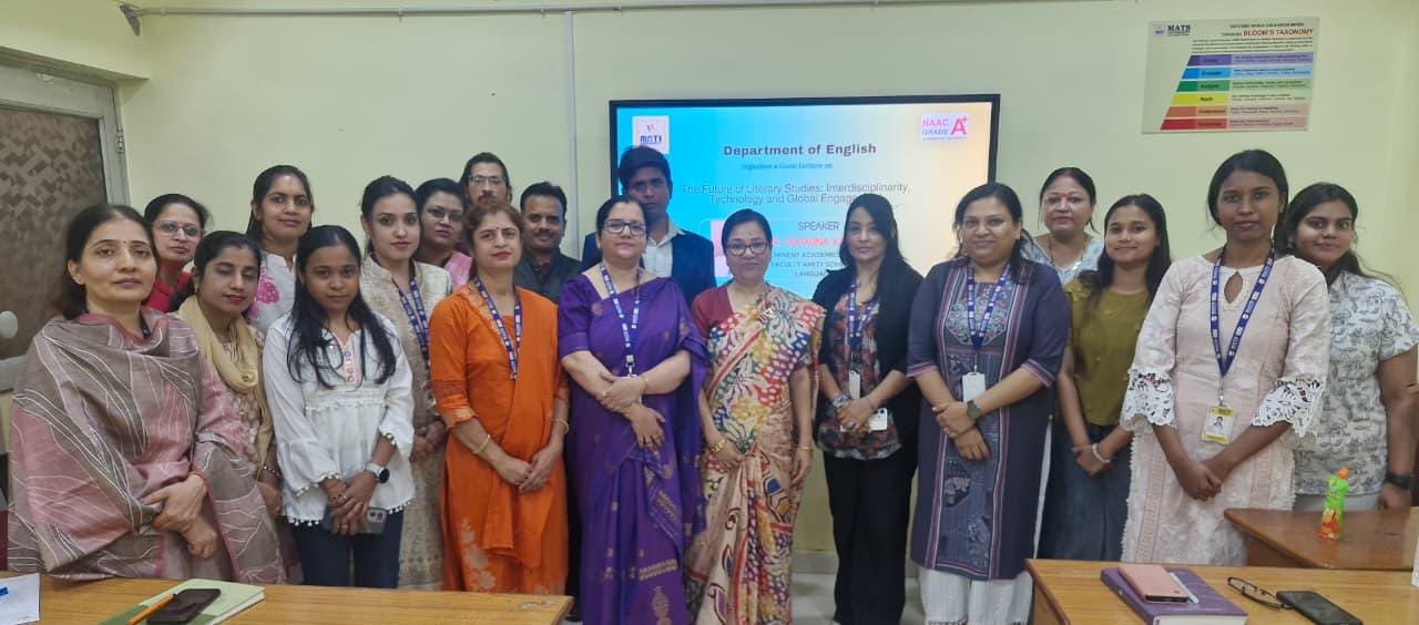“लिटरेरी स्टडीज का भविष्य: अंतर्विषयकता, प्रौद्योगिकी और वैश्विक जुड़ाव” विषय पर हुआ व्याख्यान “लिटरेरी स्टडीज का भविष्य: अंतर्विषयकता, प्रौद्योगिकी और वैश्विक जुड़ाव” विषय पर हुआ व्याख्यान