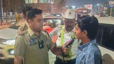 नशेड़ी वाहन चालकों के खिलाफ रात में कार्रवाई, तीन घंटे के विशेष अभियान में पुलिस ने काटा 15 लाख रुपए का चालान…