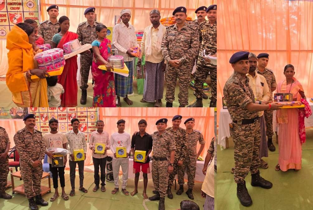 CRPF 65वीं बटालियन का जनविश्वास अभियान