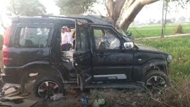 सोनीपत में भीषण सड़क हादसा, पेड़ से टकराई तेज रफ्तार स्कॉर्पियो; 5 दोस्तों की मौत… शादी से लौट रहे थे सभी