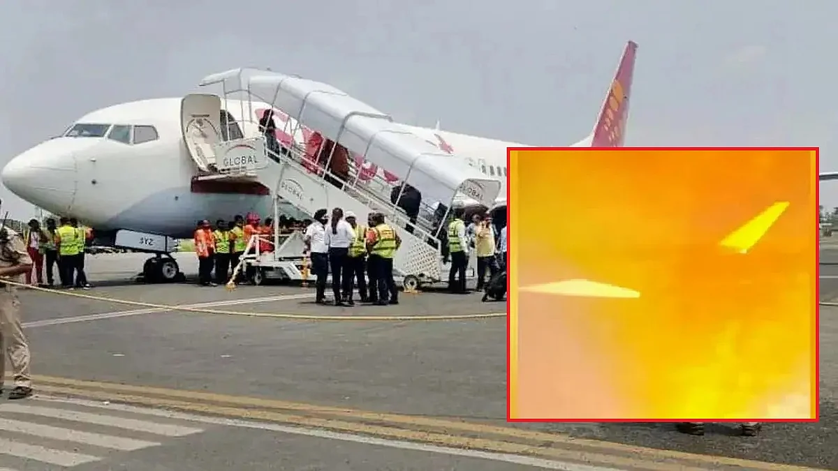Spicejet Emergency Landing: दिल्ली में SpiceJet की आपात लैंडिंग,चिंगारी दिखने के बाद सुरक्षित उतारी गई उड़ान