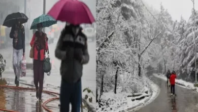 कहीं धूप तो कहीं बर्फबारी: देश के 9 राज्यों में बदलेगा मौसम ,चार दिन तक बारिश का अलर्ट