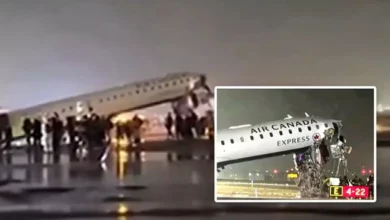न्यूयॉर्क एयरपोर्ट पर Air Canada Express विमान की ग्राउंड वाहन से टक्कर, कई घायल