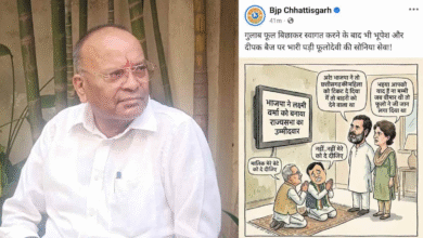 कांग्रेस राज्यसभा प्रत्याशी फूलोदेवी के खिलाफ बीजेपी का पोस्टर वार, कहा – ‘सोनिया सेवा’ की वजह से मिली टिकट