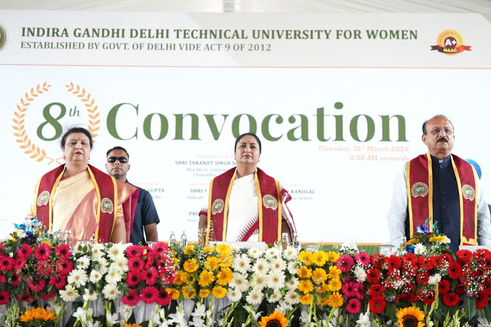 IGDTUW के 8वें दीक्षांत समारोह में CM रेखा गुप्ता बोलीं: अब समय है ‘बेटी बढ़ाओ’ का, महिलाएं करेंगी लीडरशिप