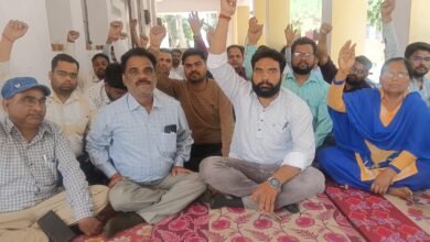 वकील-लेखपाल विवाद: बरेली में कार्रवाई की मांग को लेकर धरने पर बैठे लेखपाल, थाना समाधान दिवस का किया बहिष्कार