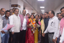 भाजपा की राज्यसभा उम्मीदवार लक्ष्मी वर्मा ने भरा नामांकन, बृजमोहन अग्रवाल और ललित जैसिंघ ने दी बधाई