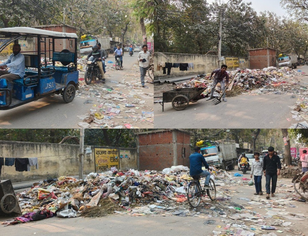 बलिया: ‘नगर पालिका’ हुई ‘नरक पालिका’, कूड़े के ढेर पर सो रहा प्रशासन; जनता बोली- ‘साहब! ज़रा मास्क तो उतारिये