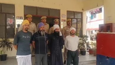 फौजी ढाबा लूटकांड का खुलासा: स्कॉर्पियो सवार चार आरोपी गिरफ्तार, हथियार और नकदी बरामद