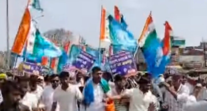 रीवा में सियासी गरमी! भाजपा कार्यालय घेराव के दौरान पुलिस और कार्यकर्ताओं में भिड़ंत