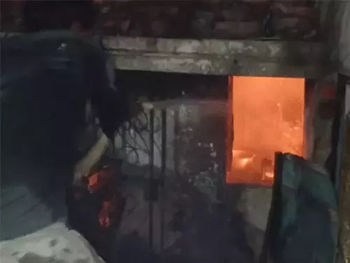 बिलासपुर में फ्रिज ब्लास्ट से भीषण आग, घर में अकेली बुजुर्ग महिला की जलकर मौत