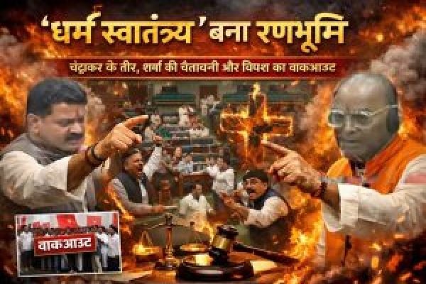 छत्तीसगढ़ विधानसभा में ‘धर्म स्वातंत्र्य’ का रण: चंद्राकर के शब्द-बाण और शर्मा की चेतावनी से दहला सदन
