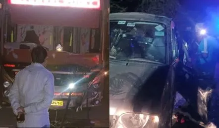 यूपी: यमुना एक्सप्रेसवे पर दर्दनाक सड़क हादसा, बस–इको वैन की टक्कर में 6 की मौत