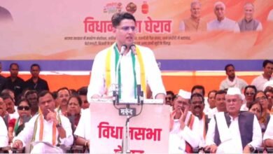 कांग्रेस का विधानसभा घेराव : प्रदेश प्रभारी सचिन पायलट ने कहा – दबाव में फैसले ले रही भाजपा सरकार