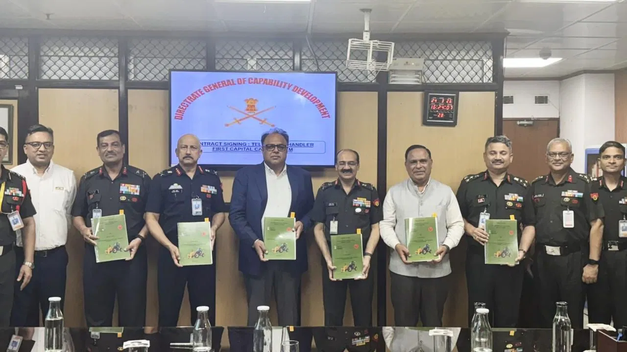 भारतीय सेना की बड़ी खरीद, GeM पोर्टल से 93 टेलीस्कोपिक हैंडलर्स का सौदा भारतीय सेना की बड़ी खरीद, GeM पोर्टल से 93 टेलीस्कोपिक हैंडलर्स का सौदा