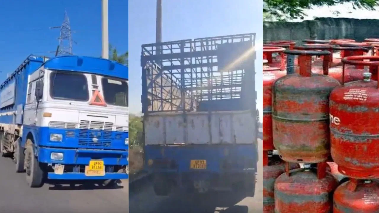 झांसी में गैस सिलेंडरों से भरा ट्रक चोरी, हाईवे पर मिला खाली वाहन