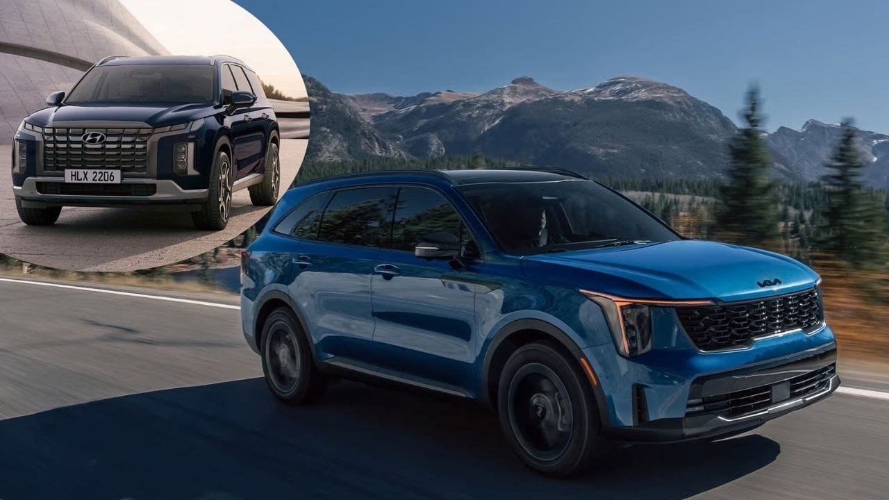 भारत में आ रही Hyundai और Kia की नई 7-सीटर हाइब्रिड SUVs, XUV 7XO को देगी टक्कर