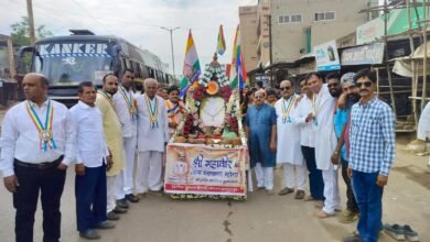 महावीर जयंती पर सामाजिक सद्भाव का संदेश, लेख राम साहू हुए शामिल