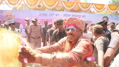 महाकाल के दर्शन के बाद सीएम मोहन यादव ने मनाई रंग पंचमी, पारंपरिक गेर में उड़ाया 25 क्विंटल हर्बल गुलाल