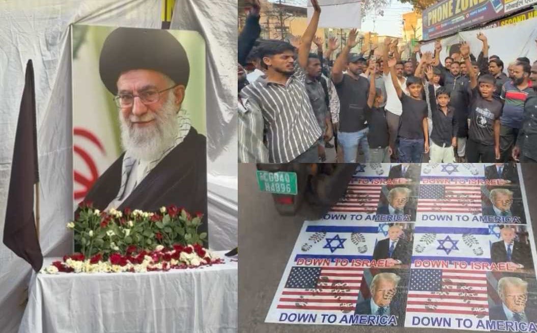 रायपुर में खामेनेई की कथित मौत की खबर पर विरोध प्रदर्शन, शिया समुदाय ने जताया आक्रोश रायपुर में खामेनेई की कथित मौत की खबर पर विरोध प्रदर्शन, शिया समुदाय ने जताया आक्रोश