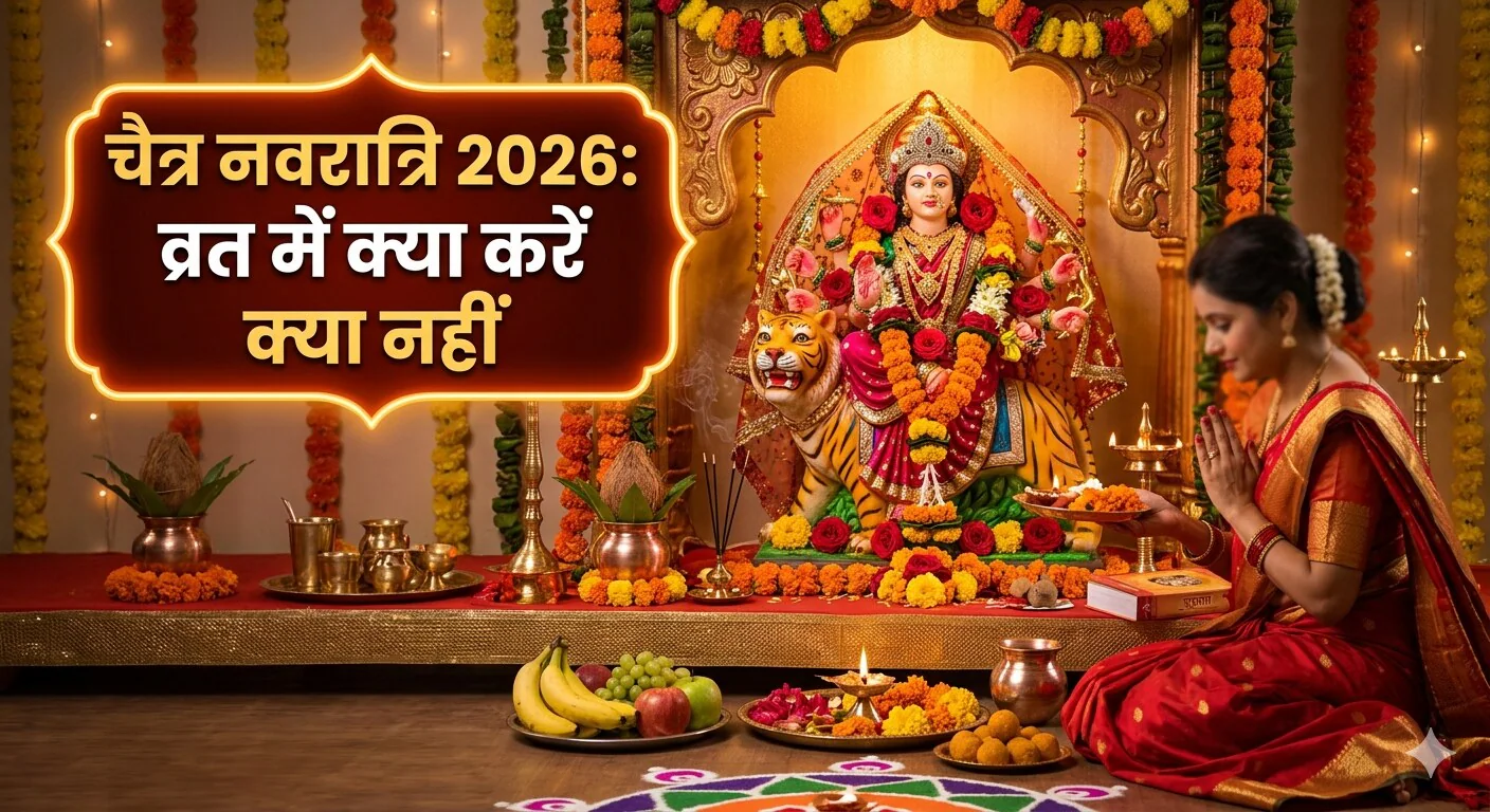 Chaitra Navratri 2026: चैत्र नवरात्रि आज से शुरू, जानें पूजा के नियम, क्या करें और क्या न करें Chaitra Navratri 2026: चैत्र नवरात्रि आज से शुरू, जानें पूजा के नियम, क्या करें और क्या न करें
