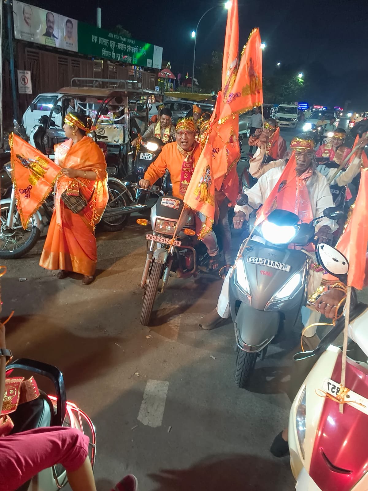 सनातन हिन्दू नव वर्ष 2083 पर भव्य शोभायात्रा, शहर में गूंजे जयकारे
