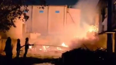 राजधानी के उरला के टिंबर और सरिया फैक्ट्री में लगी आग, दूर-दूर तक दिखीं आग की लपटें