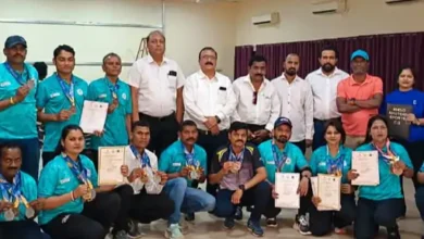 खेलो मास्टर्स 5 में छत्तीसगढ़ का दबदबा: एथलेटिक्स में 82 मेडल, 10 मीटर पिस्टल में 2 स्वर्ण, खिलाड़ियों को मिला सराहना खेलो मास्टर्स 5 में छत्तीसगढ़ का दबदबा: एथलेटिक्स में 82 मेडल, 10 मीटर पिस्टल में 2 स्वर्ण, खिलाड़ियों को मिला सराहना