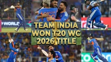 IND-NZ World Cup 2026 : अहमदाबाद में भारत की ऐतिहासिक विजय, न्यूजीलैंड को 96 रन से हराकर जीता टी20 वर्ल्ड कप 2026 का खिताब
