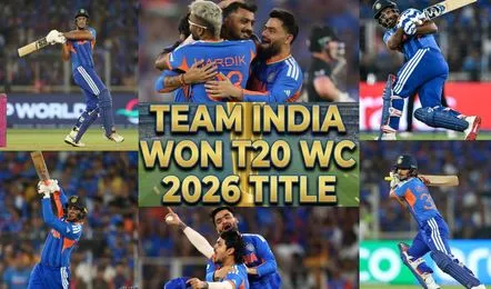 IND-NZ World Cup 2026 : अहमदाबाद में भारत की ऐतिहासिक विजय, न्यूजीलैंड को 96 रन से हराकर जीता टी20 वर्ल्ड कप 2026 का खिताब