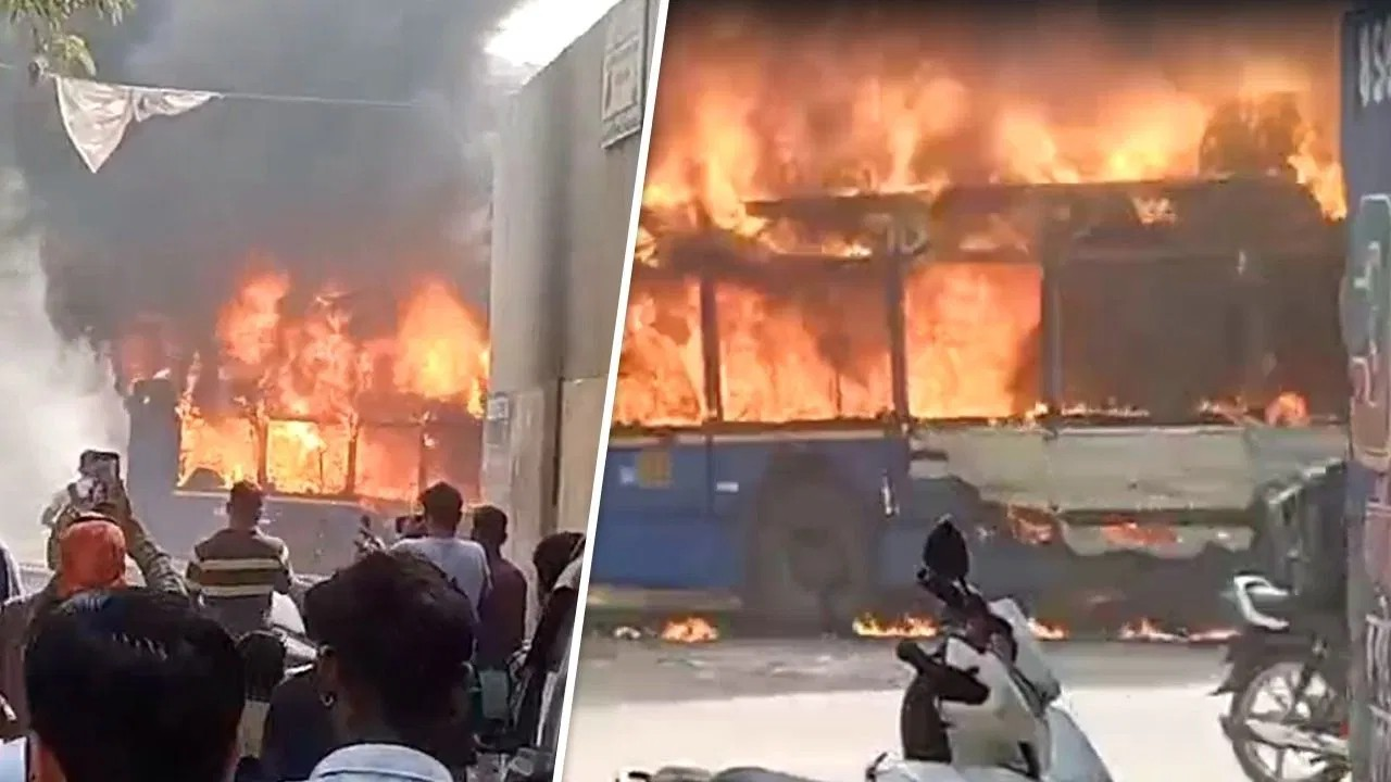 दिल्ली के नांगलोई में बेकाबू हुई DTC बस, सड़क पर लोगों को कुचला… 3 की मौत; गुस्साई भीड़ ने की तोड़फोड़