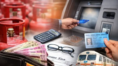 1 अप्रैल से बदले नियम: जेब और सफर दोनों पर असर,रेलवे, बैंकिंग और डिजिटल पेमेंट से जुड़े 7 बड़े बदलाव लागू 1 अप्रैल से बदले नियम: जेब और सफर दोनों पर असर,रेलवे, बैंकिंग और डिजिटल पेमेंट से जुड़े 7 बड़े बदलाव लागू