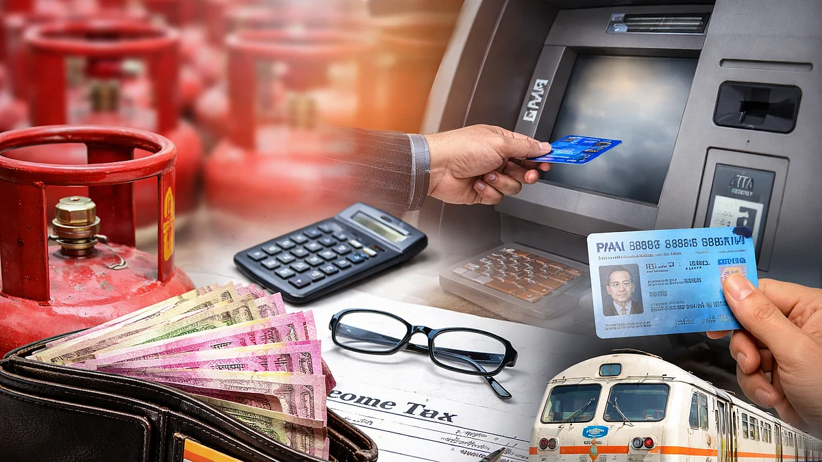 1 अप्रैल से बदले नियम: जेब और सफर दोनों पर असर,रेलवे, बैंकिंग और डिजिटल पेमेंट से जुड़े 7 बड़े बदलाव लागू 1 अप्रैल से बदले नियम: जेब और सफर दोनों पर असर,रेलवे, बैंकिंग और डिजिटल पेमेंट से जुड़े 7 बड़े बदलाव लागू