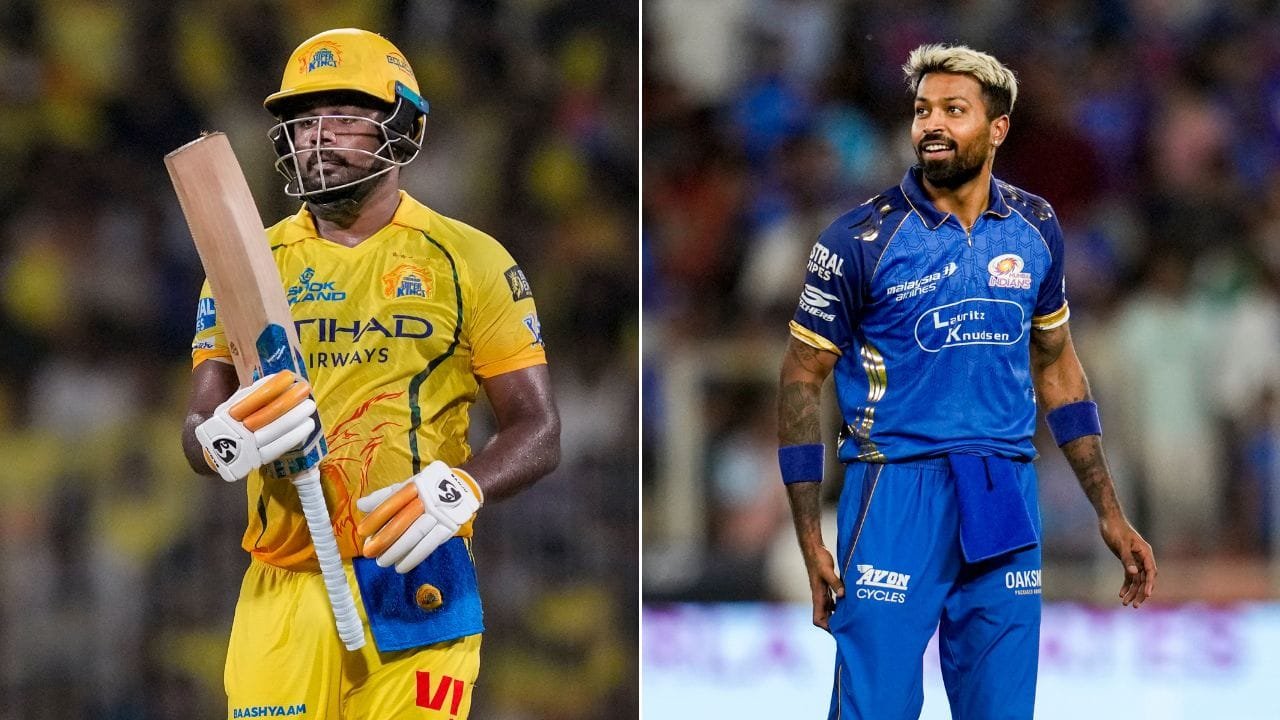 MI vs CSK: संजू सैमसन ने निकाली हार्दिक पंड्या की अकड़, 12 गेंदों पर लुटाए इतने सारे रन MI vs CSK: संजू सैमसन ने निकाली हार्दिक पंड्या की अकड़, 12 गेंदों पर लुटाए इतने सारे रन