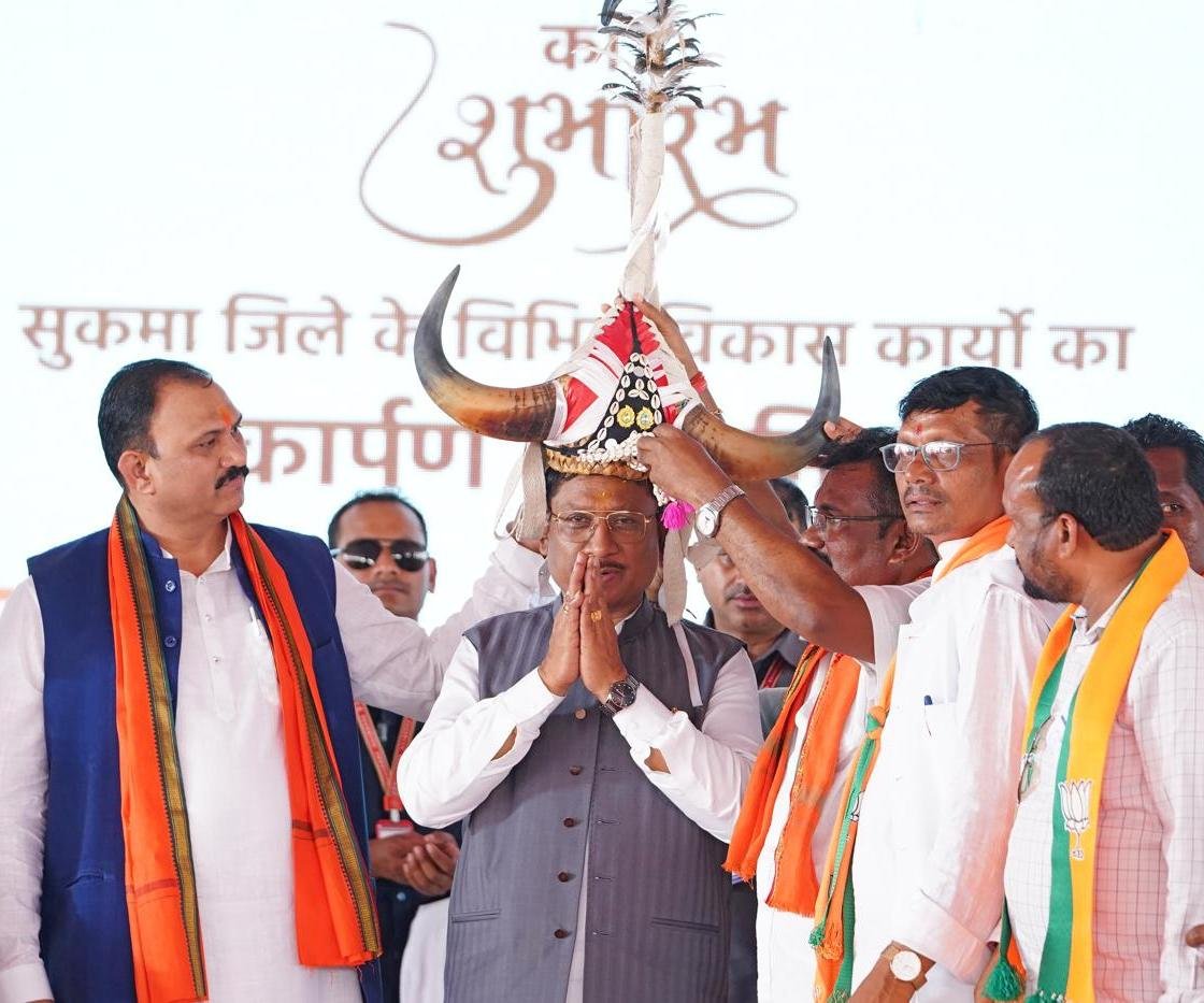 नक्सलमुक्त बस्तर में विकास की नई गूंज : मुख्यमंत्री विष्णुदेव साय ने सुकमा को दी 308 करोड़ के विकास कार्यों की सौगात