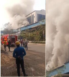 भिलाई स्टील प्लांट में टरबाइन हॉल में आग, सात मजदूर घायल,मचा हड़कंप