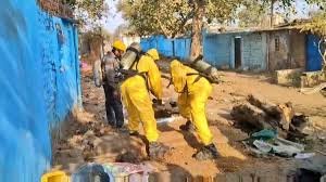 धनबाद में गैस लीक हादसा: कबाड़ चोरी के दौरान सिलेंडर काटने से 3 की मौत