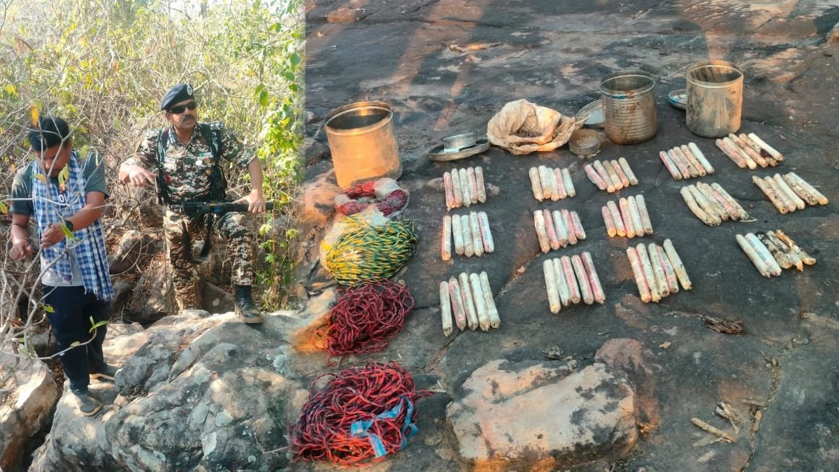 सोनाबेड़ा अभ्यारण्य में विस्फोटक सामग्री बरामद, CRPF की बड़ी कार्रवाई से मचा हड़कंप