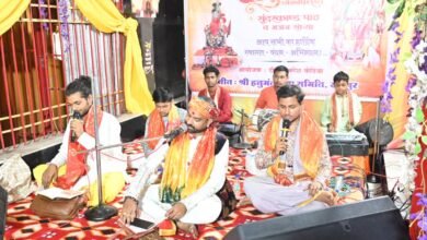 बजरंग बली के जयकारों से गूंजा श्री चिंताहरण हनुमान मंदिर,1000 से अधिक लोगों ने एक साथ किया हनुमान चालीसा पाठ