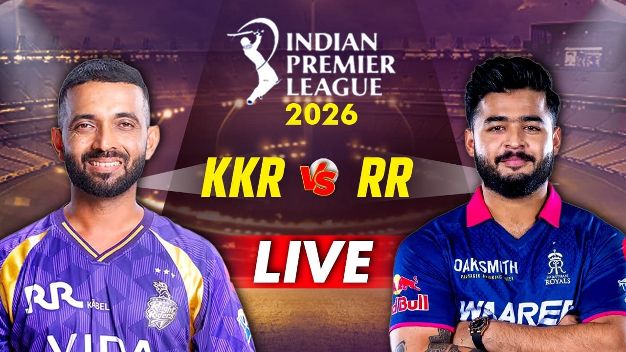 IPL 2026 KKR vs RR Live Score: कोलकाता के सामने राजस्थान की चुनौती, थोड़ी देर में टॉस