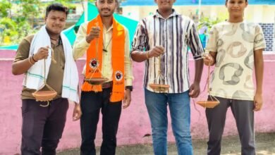 अभाविप इकाई, गोबरा नवापारा ने चलाया “हमर चिरई, हमर चिन्हारी” के तहत सकोरा अभियान