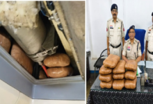 तस्करी का हाईटेक खेल: ट्रेन के बाथरूम की फॉल्स सीलिंग में छिपाया लाखों का गांजा