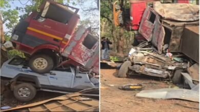 धमतरी में दर्दनाक हादसा: आग बुझाने जा रही फायर ब्रिगेड टकराई, चालक की मौके पर मौत