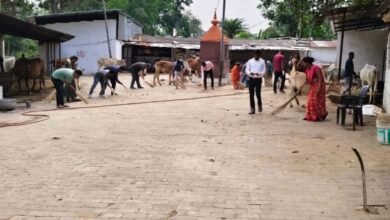 पत्थलगांव के धार्मिक स्थल किलकिला शिव मंदिर और गौशाला परिसर की साफ सफाई की गई ,स्वच्छ अभियान को दिया जा रहा बढ़ावा