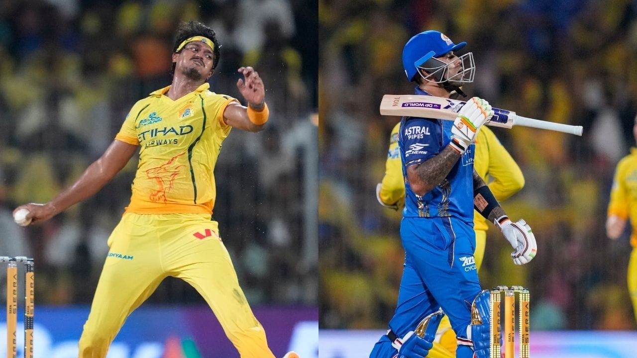 CSK vs MI: डेब्यू के लिए 8 मैच तक इंतजार, 10 गेंदों में सूर्यकुमार यादव का शिकार, हैरतअंगेज कैच भी लपका