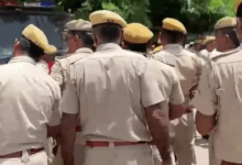 कांग्रेस का प्रदर्शन, पुलिस फोर्स के घेरे में कलेक्ट्रेट:वाटर केनन और टियर गैस गन भी तैनात, डोटासरा-जूली करेंगे सभा